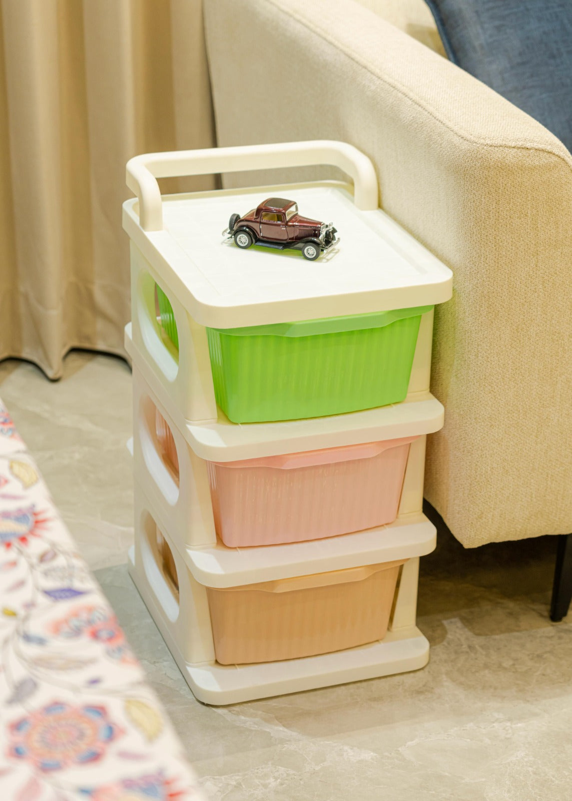 Multipurpose Plastic Storage Drawer Cabinet (2β7 Layer) | Home, Kitchen & Bedroom Organizer