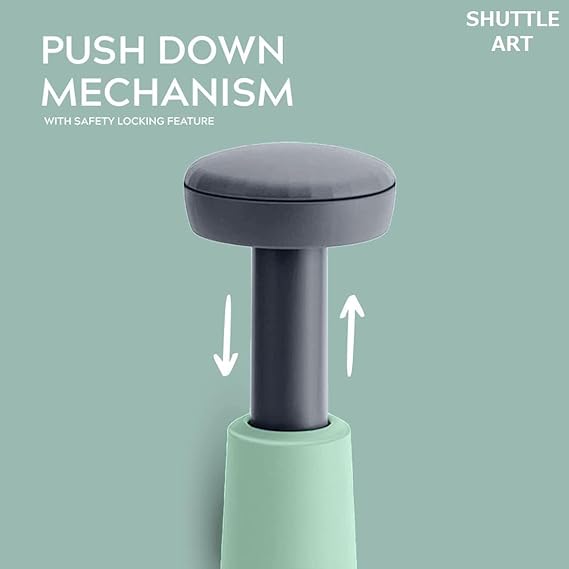 Manual Vegetable & Fruit Chopper Multicolor | Quick & Push Hand Chopper | 450ml/500ml/650ml/700ml/1000ml/1100ml Sizes | Kitchen Cutter for Salad, Ginger, Onion & Veggies