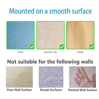 TrendoShop Corner Bathroom Shelf Iron Wall Mounted Storage Rack Matte Black Anti Rust No Drill Bathroom Kitchen Organizer Heavy Duty