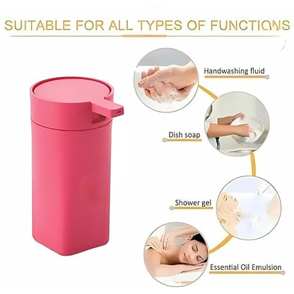 TrendoShop 310ml Handwash Dispenser Bottle – Refillable Liquid Soap & Dishwash Dispenser for Kitchen Sink & Wash Basin