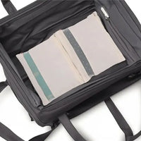 Cotton Saree Cover Bags for Storage – Set of 6 and 12 Large (16.5 x 14.5 Inches) | Zip Closure Clothes Storage Bags with Transparent Mesh Window | Wardrobe Organizer, Beige