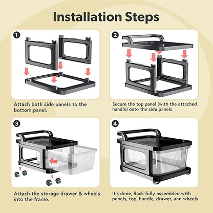 Multipurpose Plastic Storage Drawer Cabinet (2–7 Layer) | Home, Kitchen & Bedroom Organizer