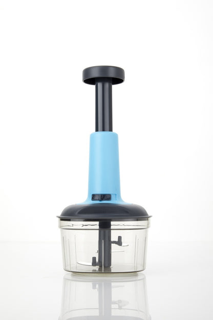 Manual Vegetable & Fruit Chopper Multicolor | Quick & Push Hand Chopper | 450ml/500ml/650ml/700ml/1000ml/1100ml Sizes | Kitchen Cutter for Salad, Ginger, Onion & Veggies