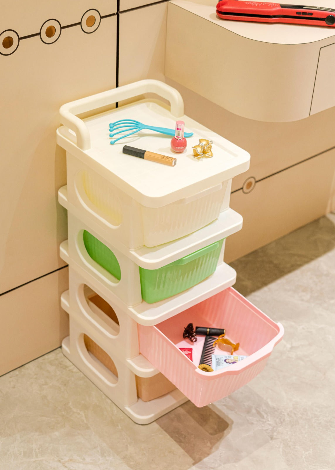 Multipurpose Plastic Storage Drawer Cabinet (2–7 Layer) | Home, Kitchen & Bedroom Organizer