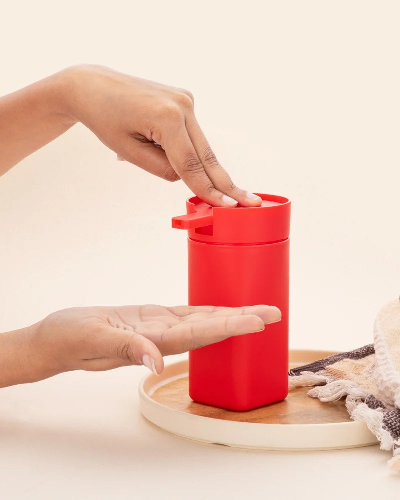 TrendoShop 310ml Handwash Dispenser Bottle – Refillable Liquid Soap & Dishwash Dispenser for Kitchen Sink & Wash Basin